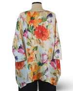 Load image into Gallery viewer, Watercolor Floral Crinkle Top
