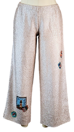 Load image into Gallery viewer, Travel Stamps Crinkle Pant
