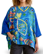 Load image into Gallery viewer, SWIMMING UPSTREAM Crinkle Top
