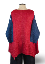 Load image into Gallery viewer, STRIPES AND ANCHORS Crinkle Top
