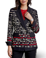 Load image into Gallery viewer, A Dash of Red  Graphic Blazer
