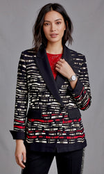 Load image into Gallery viewer, A Dash of Red  Graphic Blazer
