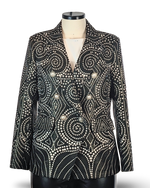 Load image into Gallery viewer, Pearl Motif Jacquard Blazer
