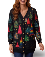 Load image into Gallery viewer, Christmas Tree Bonanza Cardigan
