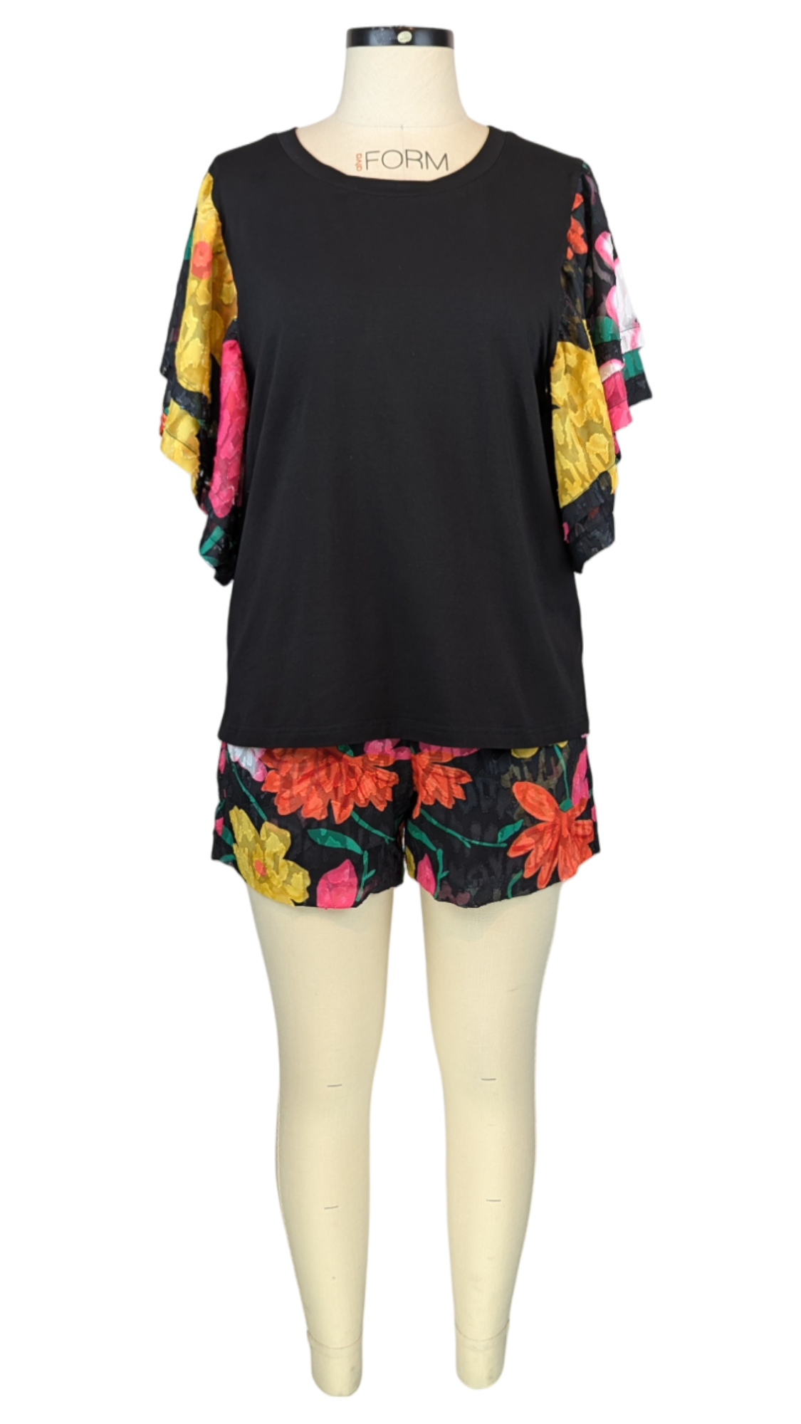 Colorful Floral Burst Tee