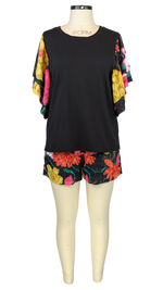 Load image into Gallery viewer, Colorful Floral Burst Tee
