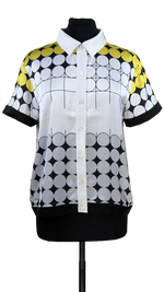 Load image into Gallery viewer, Dot Sensation Charmeuse Camp Shirt
