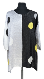 Load image into Gallery viewer, Dot Sensation Color-Blocked Tunic
