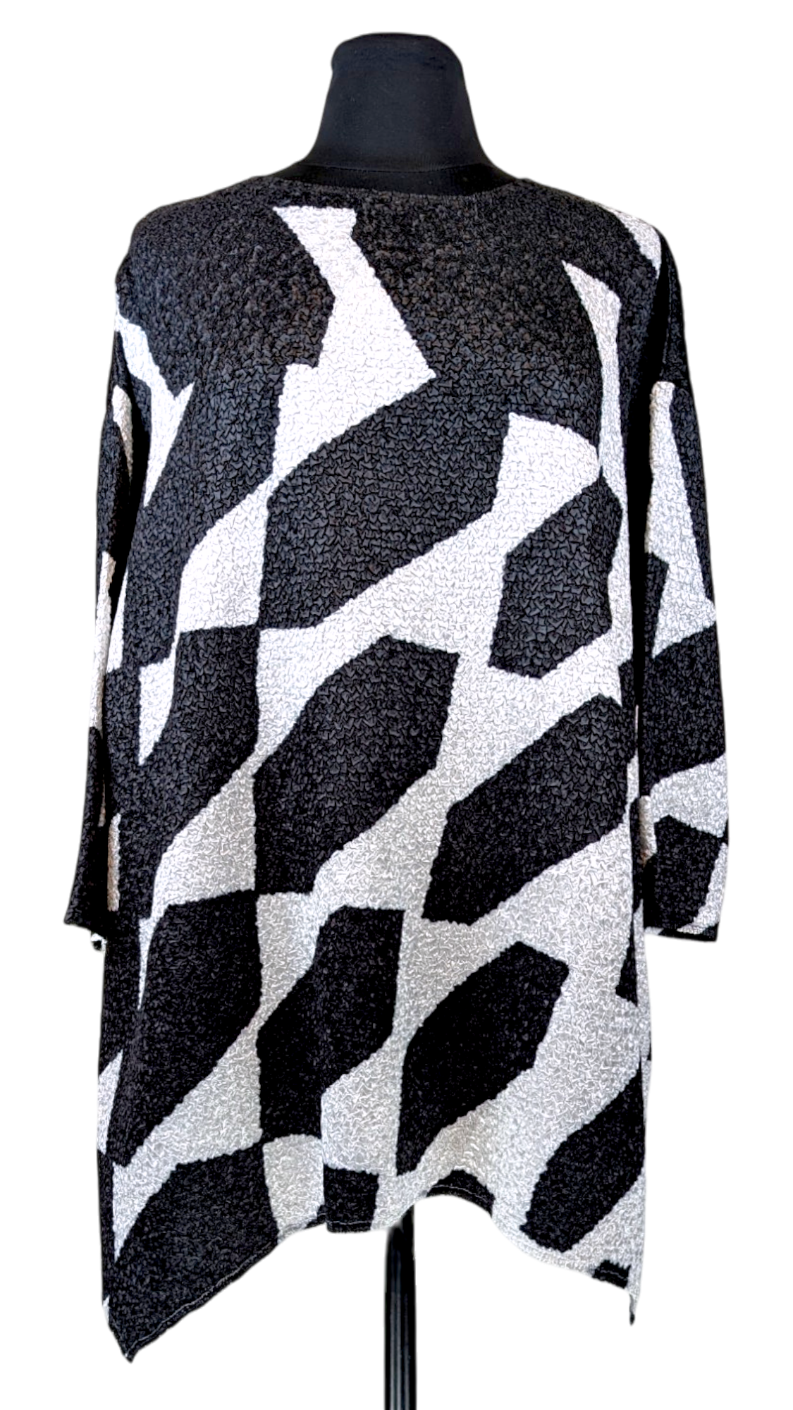 ZIGZAG MIRAGE CRINKLE TOP