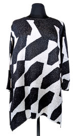 Load image into Gallery viewer, ZIGZAG MIRAGE CRINKLE TOP
