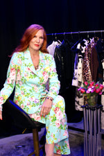 Load image into Gallery viewer, Palm Springs Floral Sequin Blazer
