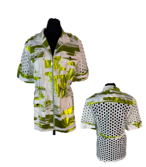 Printed foil Brush Jacket