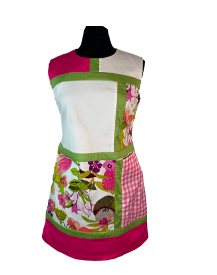 Paradise Garden Colorblocked Sheath Dress