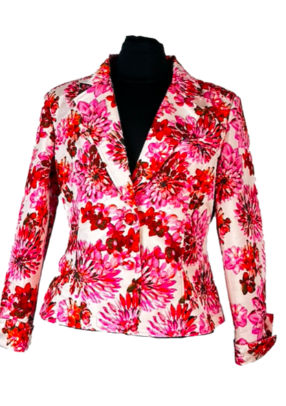 Scented Floral Mini Blazer