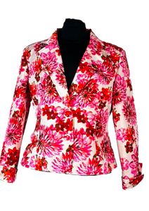 Scented Floral Mini Blazer
