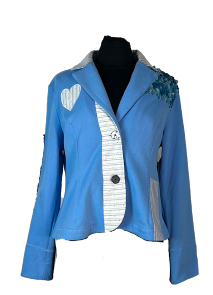 Fun and Festive knit blazer