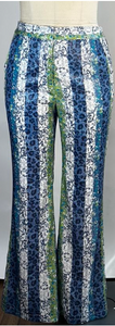 Uptown Leopard Flare Leg Pant