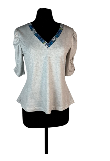 Leopard Leisure V-neck Tee