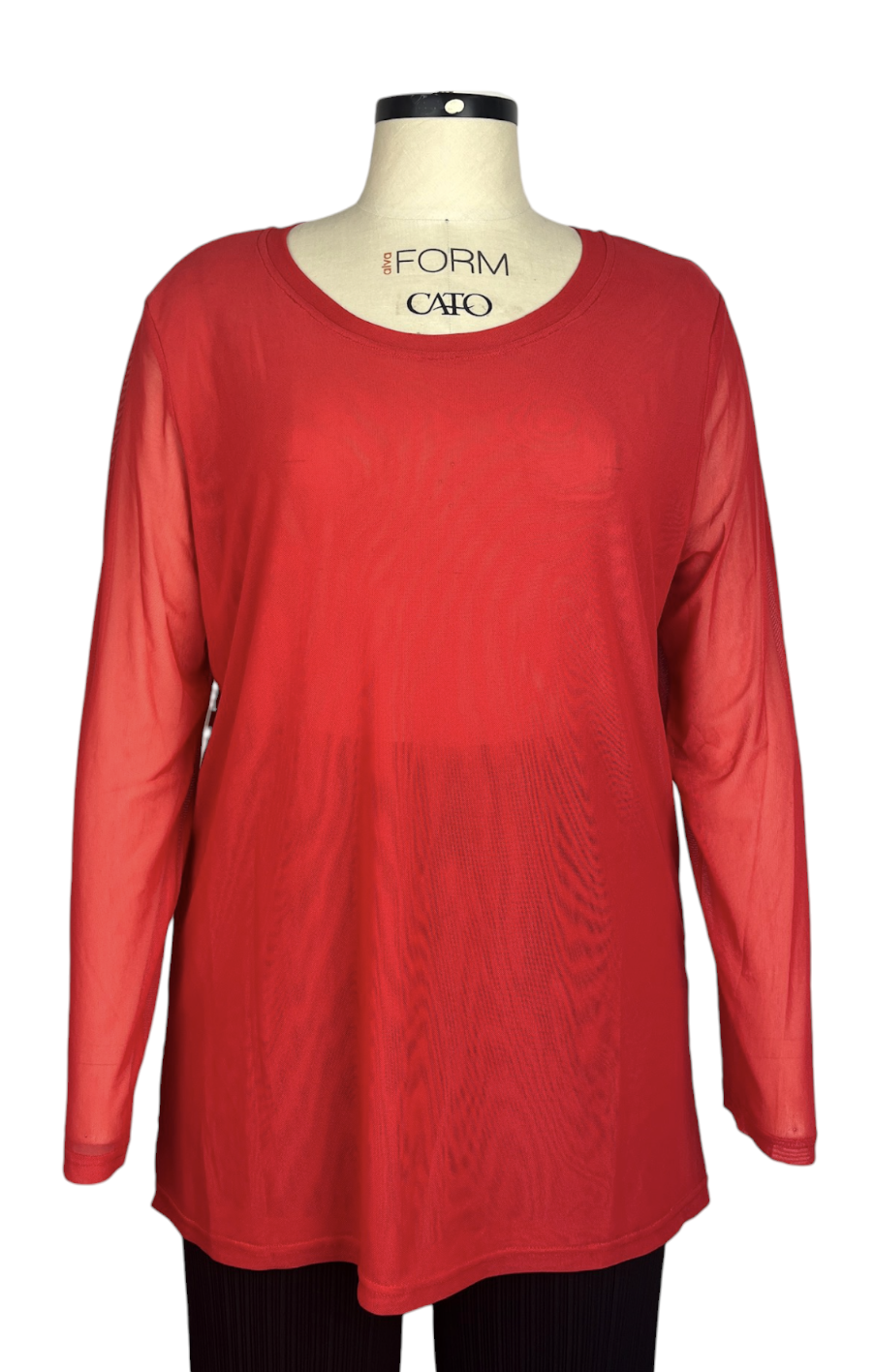 Mesh Long Sleeve Top - Multiple Colors