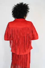 Load image into Gallery viewer, Fringe Sachay Moto Jacket
