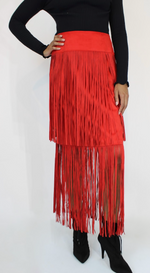 Load image into Gallery viewer, Fringe Sachay Skirt

