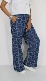 Load image into Gallery viewer, Hearts of Denim Wide Leg Jeans
