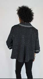 Load image into Gallery viewer, Twinkle Sparkle Easy Swing Denim Jacket
