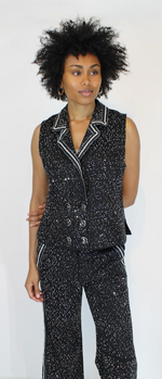 Load image into Gallery viewer, Twinkle Sparkle Denim Vest
