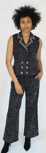 Load image into Gallery viewer, Twinkle Sparkle Denim Vest
