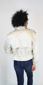 Load image into Gallery viewer, Quilted Satin Utility Jacket
