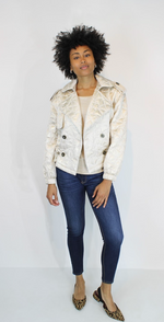 Load image into Gallery viewer, Quilted Satin Utility Jacket
