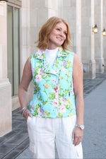 Load image into Gallery viewer, Palm Springs Floral Sequin Vest
