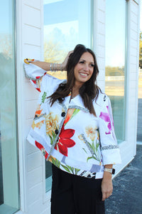 Gabriella's Floral Swing Jacket