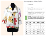 Load image into Gallery viewer, Gabriella&#39;s Floral Swing Jacket
