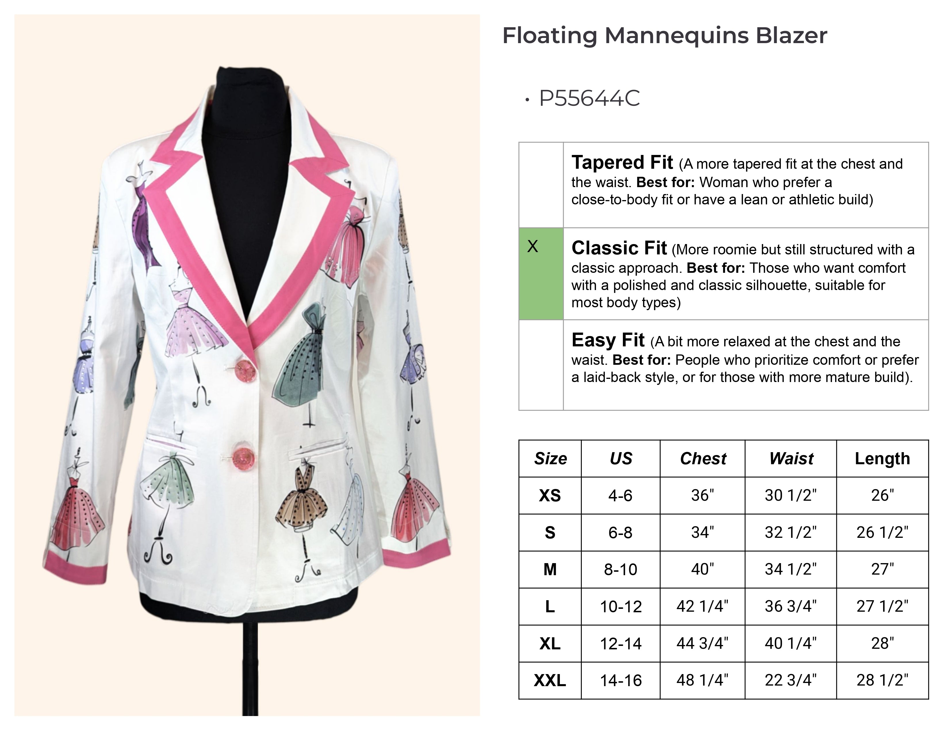 Floating Mannequins Blazer