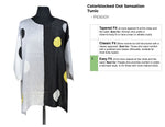 Load image into Gallery viewer, Dot Sensation Color-Blocked Tunic
