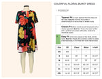 Load image into Gallery viewer, Colorful Floral Burst Dress
