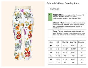 Gabriella's Floral Flare Leg Pant