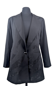 Shine on Girl Zebra Blazer