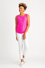 Load image into Gallery viewer, Glitter Glam Tank Magenta
