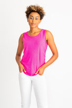 Load image into Gallery viewer, Glitter Glam Tank Magenta
