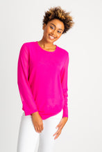 Load image into Gallery viewer, Mesh Long Sleeve Top Hot Pink
