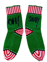 Load image into Gallery viewer, Whoopi Broken Cookie Socks | Soft &amp; Warm | Cozy Knit Socks for Christmas (Unisex)
