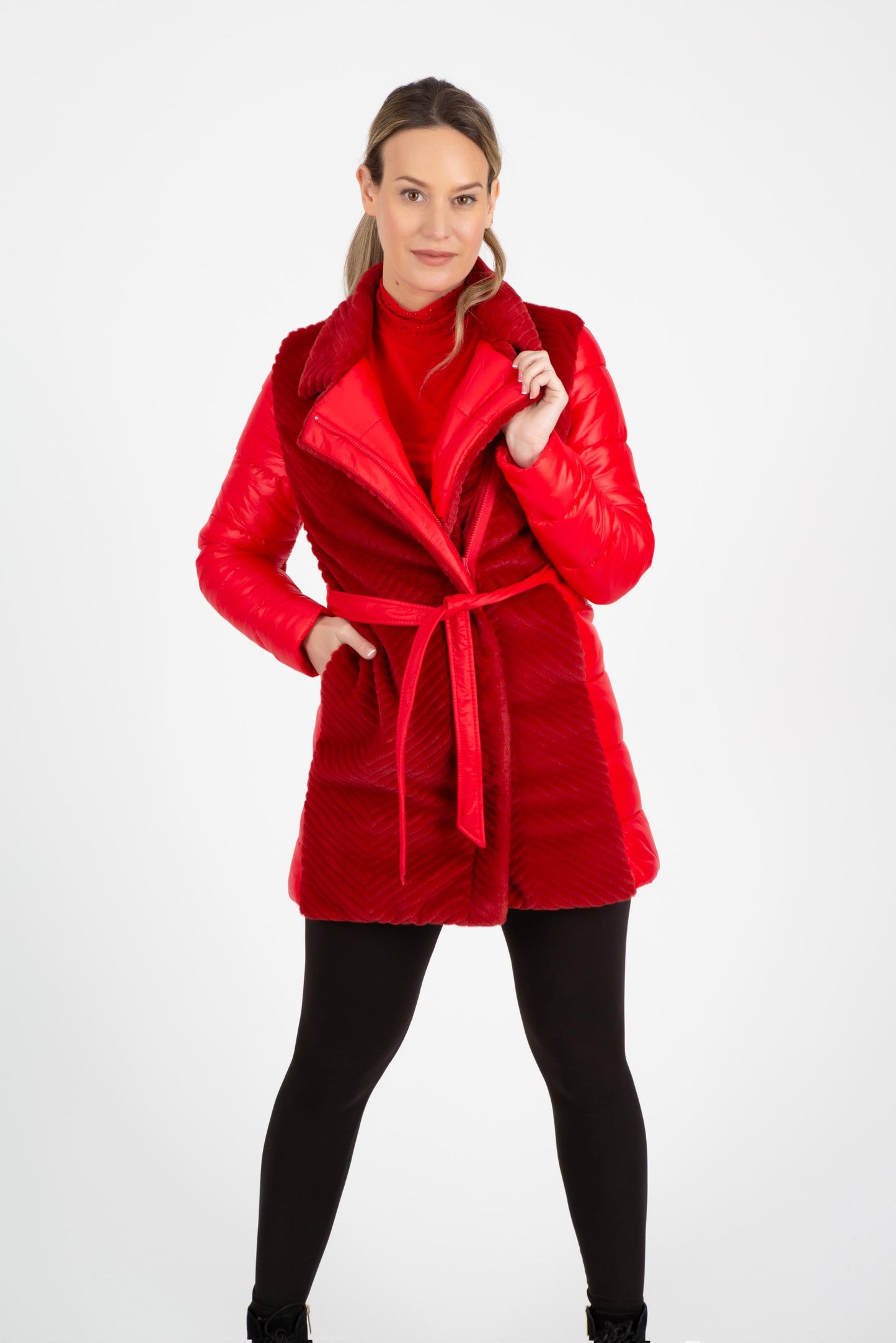 Luxe Furalicious Vest Red