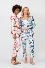 Load image into Gallery viewer, Artistic Brush Cigarette Pant Blue Multi
