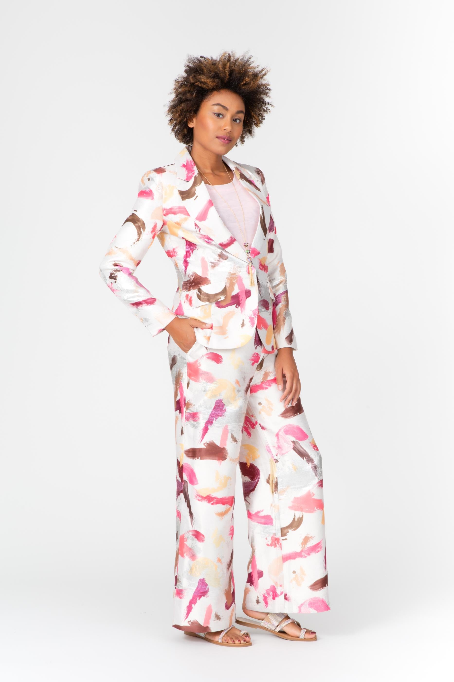 Artistic Brush Blazer