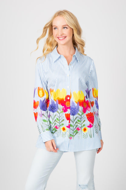 Bright Blooms Big Shirt